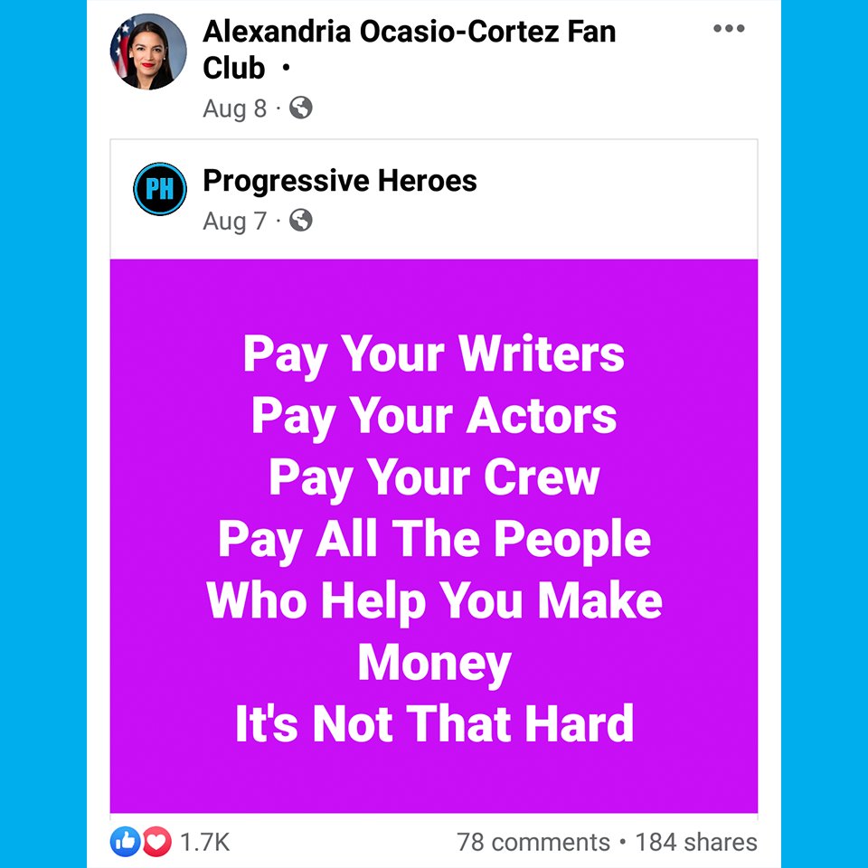 AOC_Fan_Club's tweet image. #AOC2018 #AOC2020 #AOC2022 #AOC2024 #SAGAFTRA #WGAStrike #SAGAFTRAStrike #WGAStrong #SAGAFTRAStrong
