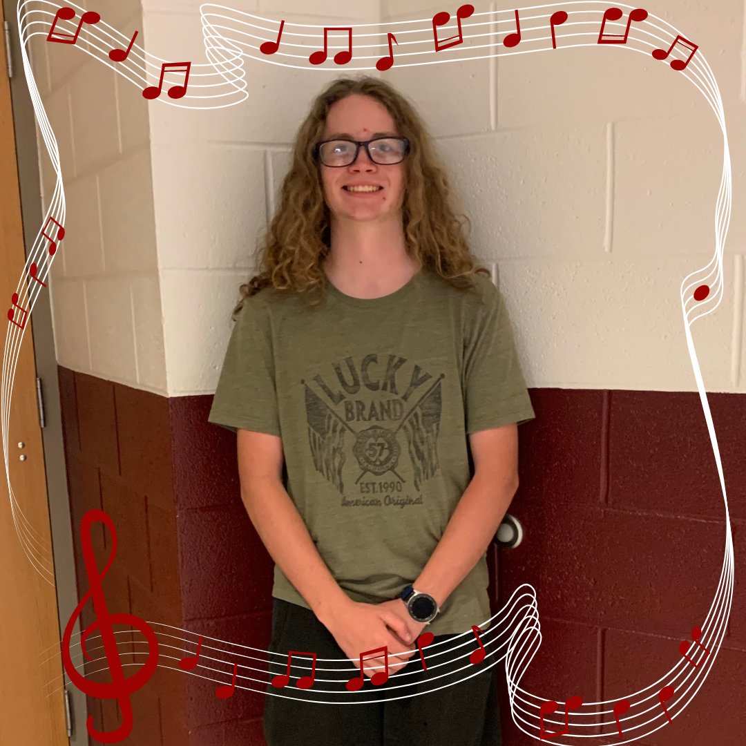 band_log's tweet photo. 🥳 Meet our Saxaphone Section Leader: Dalton
⤵️
Q: What goal will you focus on for yourself this year?
A: Setting a good example
⤵️
Q: What is your biggest goal as a section leader, for your section this year?
A: Work together to guide our new students https://t.co/d5S7WNQuEL