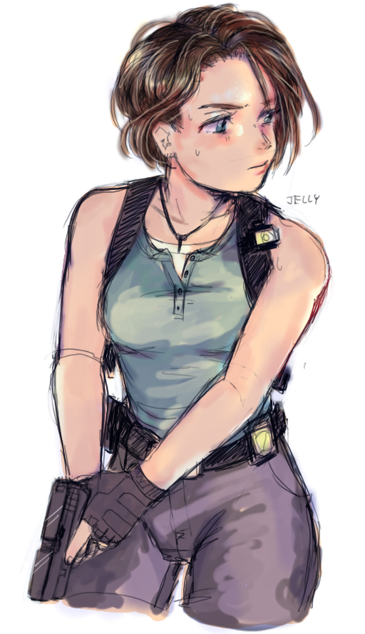 bat_jelly's tweet photo. jill valentine doodle https://t.co/cSrWDEgRt4