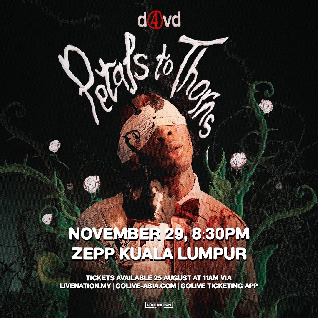 d4vd Petals to Thorns Tour Kuala Lumpur (Tickets) mypromo.my