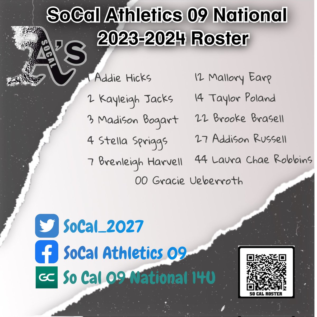 So Cal Athletics Marinakis/Harvell 09 National (@SoCal_2027) on Twitter photo 2023-08-22 01:46:29
