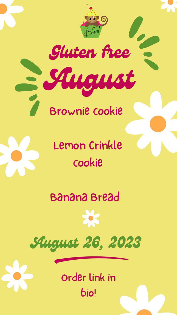baked876's tweet photo. BACK AGAIN!!
This one was created specially for our gluten free girlies &amp; guys😌

✨Gluten Free August✨

Details here🪄 https://t.co/VZ6JTs1Dzu https://t.co/yPhbTiC9uZ