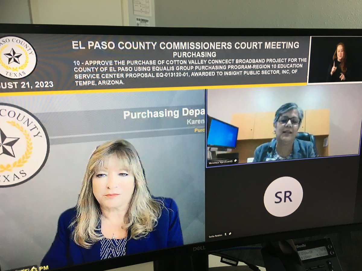 Veronica Vijil (@vamosvijil) on Twitter photo Been patient…the 1st step to broadband expansion that will benefit the communities of <a href="/FabensISD/">Fabens Independent School District</a> & <a href="/TornilloISD/">Tornillo I.S.D.</a> happened today. 2.8M Approved ✅Thank you <a href="/ElPasoCounty/">El Paso County</a> <a href="/RepEscobar/">Rep. Veronica Escobar</a> <a href="/EPCountyJudge/">County Judge Ricardo Samaniego</a> <a href="/ElectIliana/">Iliana Holguin</a> <a href="/rvegab_TISD/">Rosy Vega-Barrio</a> <a href="/UTEPAVP_Savina/">Ivette Savina</a> <a href="/ESCRegion19/">ESC-Region 19</a> #CottonValleyConnect Been patient…the 1st step to broadband expansion that will benefit the communities of <a href="/FabensISD/">Fabens Independent School District</a> & <a href="/TornilloISD/">Tornillo I.S.D.</a> happened today. 2.8M Approved ✅Thank you <a href="/ElPasoCounty/">El Paso County</a> <a href="/RepEscobar/">Rep. Veronica Escobar</a> <a href="/EPCountyJudge/">County Judge Ricardo Samaniego</a> <a href="/ElectIliana/">Iliana Holguin</a> <a href="/rvegab_TISD/">Rosy Vega-Barrio</a> <a href="/UTEPAVP_Savina/">Ivette Savina</a> <a href="/ESCRegion19/">ESC-Region 19</a> #CottonValleyConnect