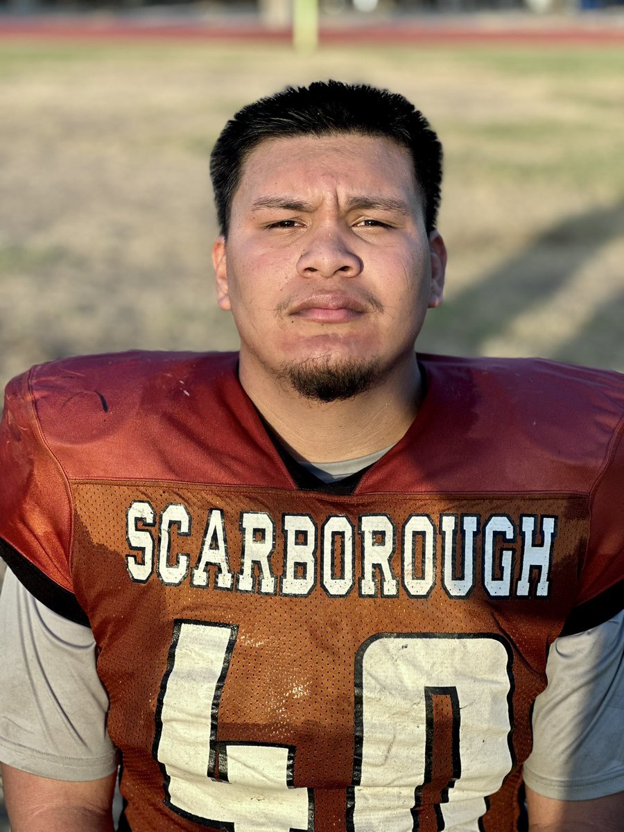 Isias Jimenez, MLB/FB
C/O ‘24

HS: Scarborough

Sports a 3.6gpa. A mound of muscle 5’9” 220

Tailor-made for either getting after the ball carrier as a MLB or for lead blocking/power running as a FB.

Enforcer on the defense, sideline-to-sideline, relentless, strong motor, tough.