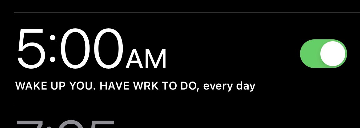 MackDaddyKenz's tweet photo. Alarms I set for myself 🙄 https://t.co/RojnCTHO9O