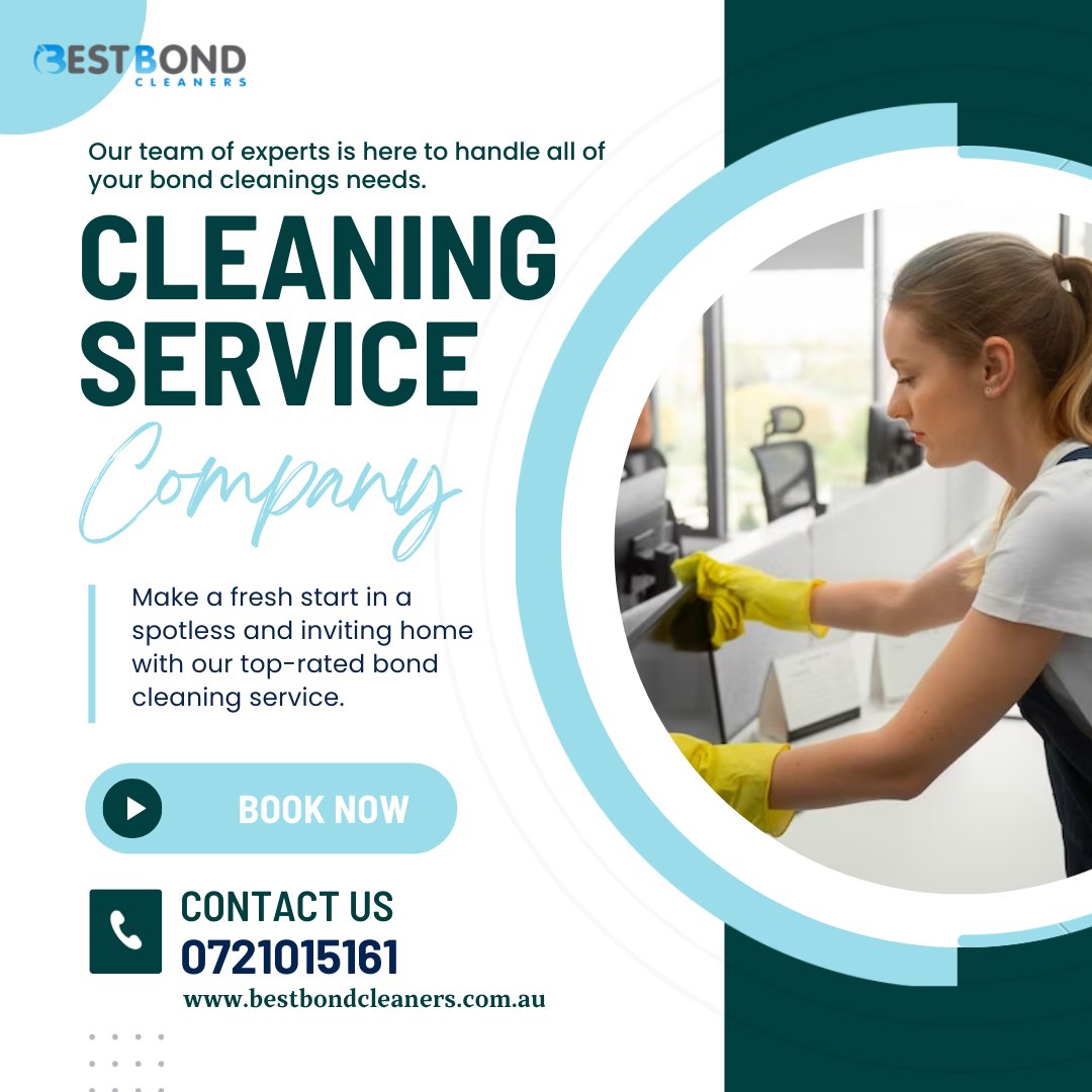 bond_cleaners's tweet photo. Trust our experienced team to deliver exceptional results and secure your bond hassle-free. Don't wait, book now, and let the best bond cleaners take care of your cleaning needs.

🌐 - https://t.co/odidZzULm7

📞 - 0721015161

#cleaningworkout #fitnessmotivation https://t.co/ZiV1GDRCBD