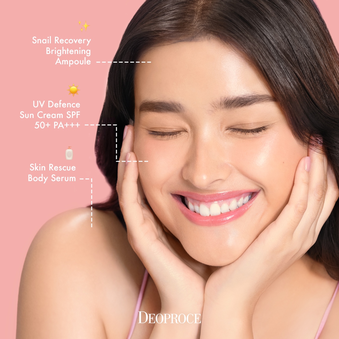 A breakdown of @lizasoberano’s unreal #SkinComeTrue glow ✨ Spot any of your faves? 😉 Shop your fave Deoproce products here: 🛍️ Shopee: l8r.it/jyJc 🛍️ Lazada: l8r.it/AlTg 🛍️ Amorfia: l8r.it/r2Fg