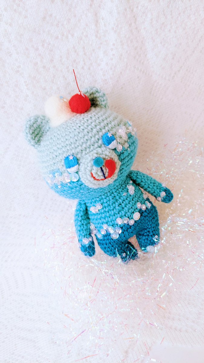 althaea_rosea_s's tweet photo. 🌊8月の開催おめでとうございます✨
『みんなでシェア☆企画展vol.139』

そばにいると気分がアガる✨
あみぐるみを目指して
日々製作しています🧶✨
今年後半はもっと
製作ペースを上げるのと
やりたい表現の追求を目標に
頑張ります😤✨

@Lupopo_cafe 様いつもありがとうございます🙇✨ https://t.co/EoNgzd9f7X