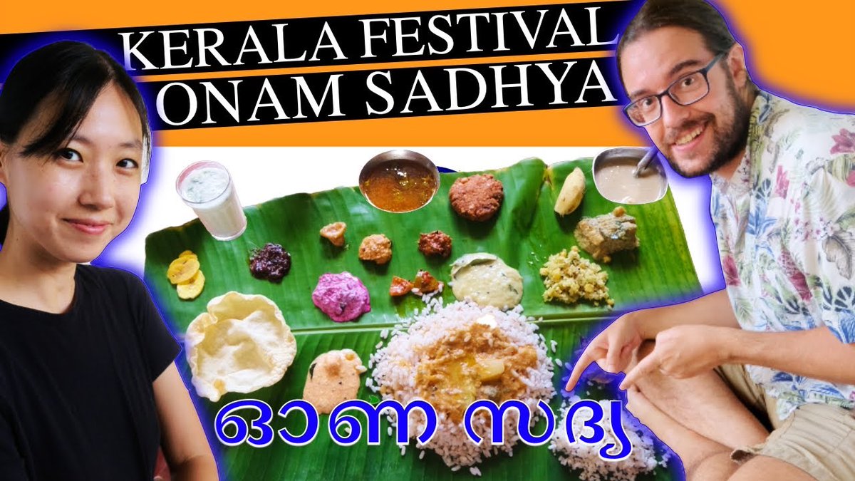 Happy Onam everyone! 
youtu.be/dV2QPy2frxA
Remembering when we had this amazing #onamsadhya feast in #India
#Onam #happyonam #onam2023