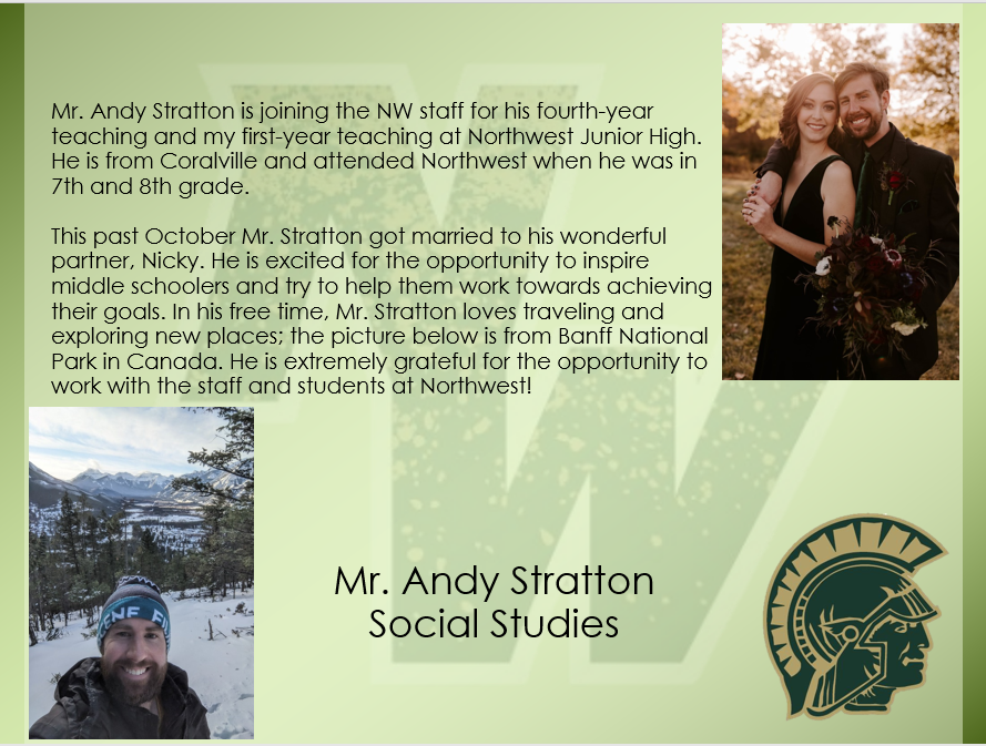 As we are getting prepared to start the 2023-24 school year on Wednesday - we want to introduce some of our new teachers to our school community!