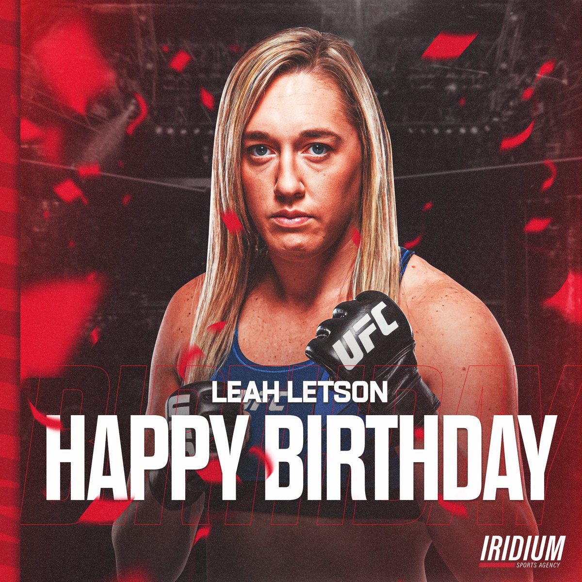 Wishing a super #HappyBirthday to #TeamIridium ace <a href="/LeahNidasMMA/">Leah Letson UFC</a> 💐  #TheDarkside