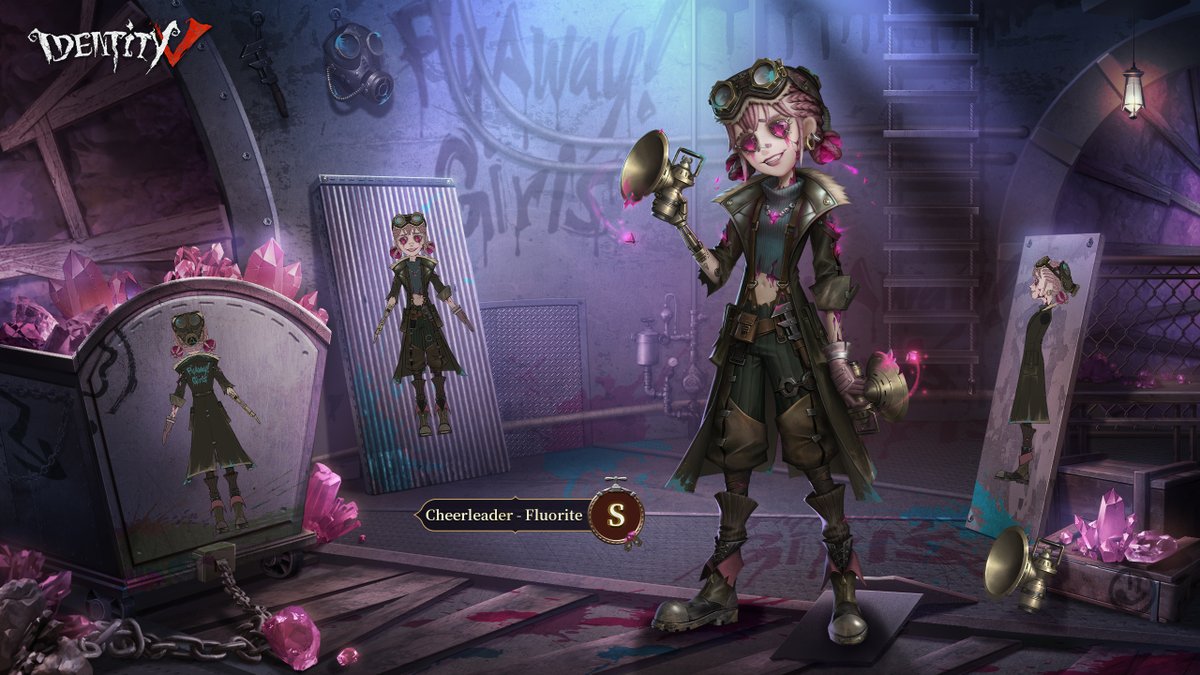 GameIdentityV's tweet photo. Dear Visitors,
Season 28 Essence 1 is just around the corner! Check out our new exquisite costumes: Cheerleader's Fluorite, Batter's Tungsten, and Guard 26's Aragonite.
All of them will be available on August 31!
#IdentityV #Season28 #Essences https://t.co/nKB318P2Pi