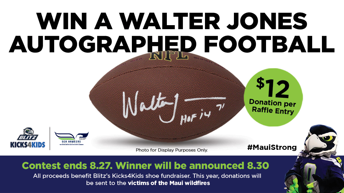 GASeaHawkers's tweet photo. @BlitzTheSeahawk will start his ride tomorrow! We’re raffling off an autographed football in honor of this event. $12 Donation per entry. Make your donation via PayPal using Friends and Family to GASeaHawkers@outlook.com. Mention Kicks4Kids when sending your payment. https://t.co/hdUmByZU6B