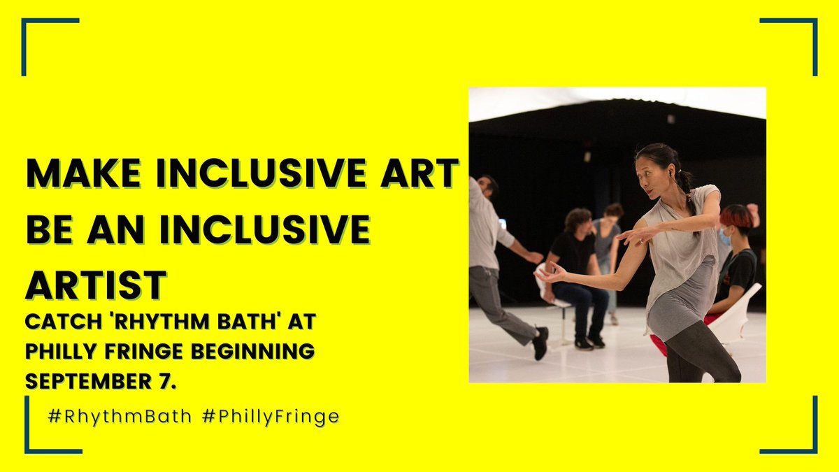 Choreographer #SusanMarshall and set designer #MimiLien collaborate on #RhythmBath an interactive experience developed in conversation with neurodiverse individuals. Catch Rhythm Bath at #PhillyFringe beginning September 7. 
ow.ly/KKpb50PBFmW