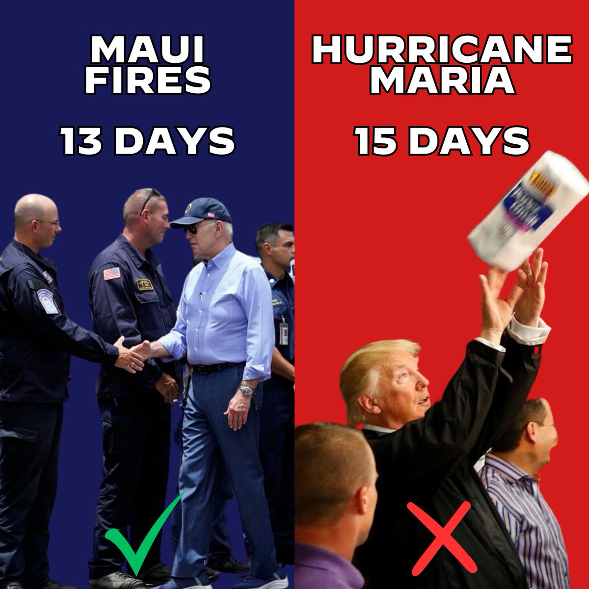 🚨 PRESS DROPS THE BALL I am beginning to think NO ONE in the mainstream media actually fact checks anything Republicans say. 

For days now Republicans now Republicans have slammed President Biden for not visiting Hawaii sooner. So I did a little research.

Turns out that it
