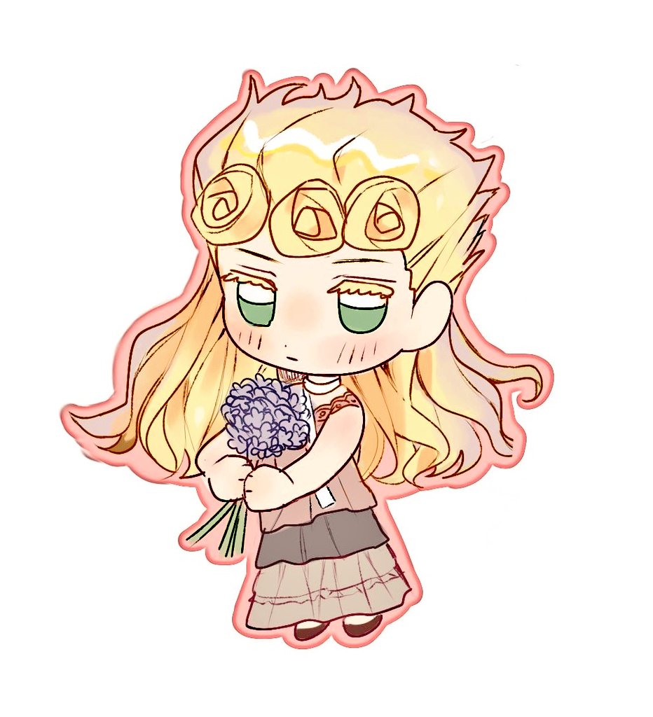 #JJBA 

Mori girl look Giorno🍀