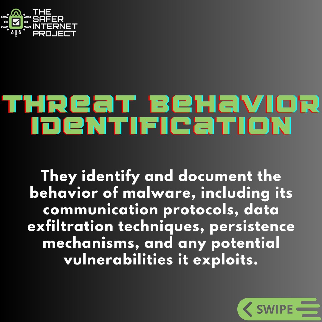 saferinternetpr's tweet image. What does a malware analyst actually do?
A malware analyst works in computer and network security to examine, identify, and understand the nature of cyber-threats such as viruses, worms, bots, rootkits, and Trojan horses.
#malware #malwareanalysis #malwaredetection