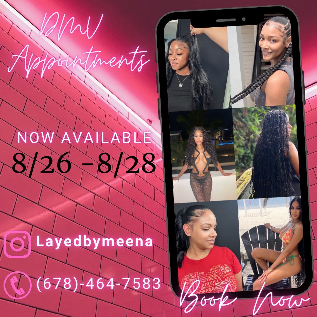 I CANT WAIT !😍 RSVP via text! (678)- 464- 7583 I can’t wait to see you all.
 You already know for the hair I go all the way!!!❤️❤️
•
•
•
•#dmvhairstylist #dmvhairbraider #dmvponytails #dmvsilkpress #dmvsewins #dmvwiginstalls #dmvclosuresewin #dmvfrontals #dmvwiginstalls