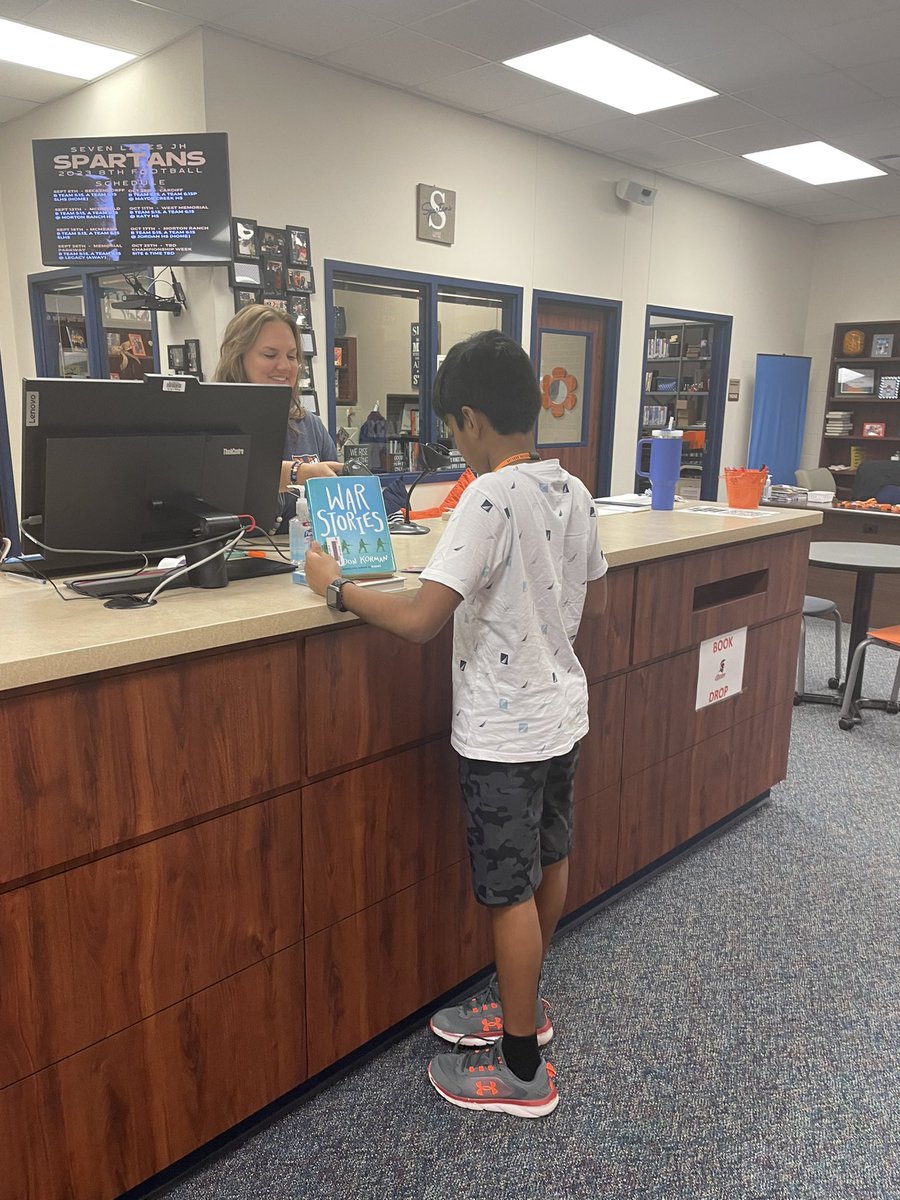 SLJH Library tweet media