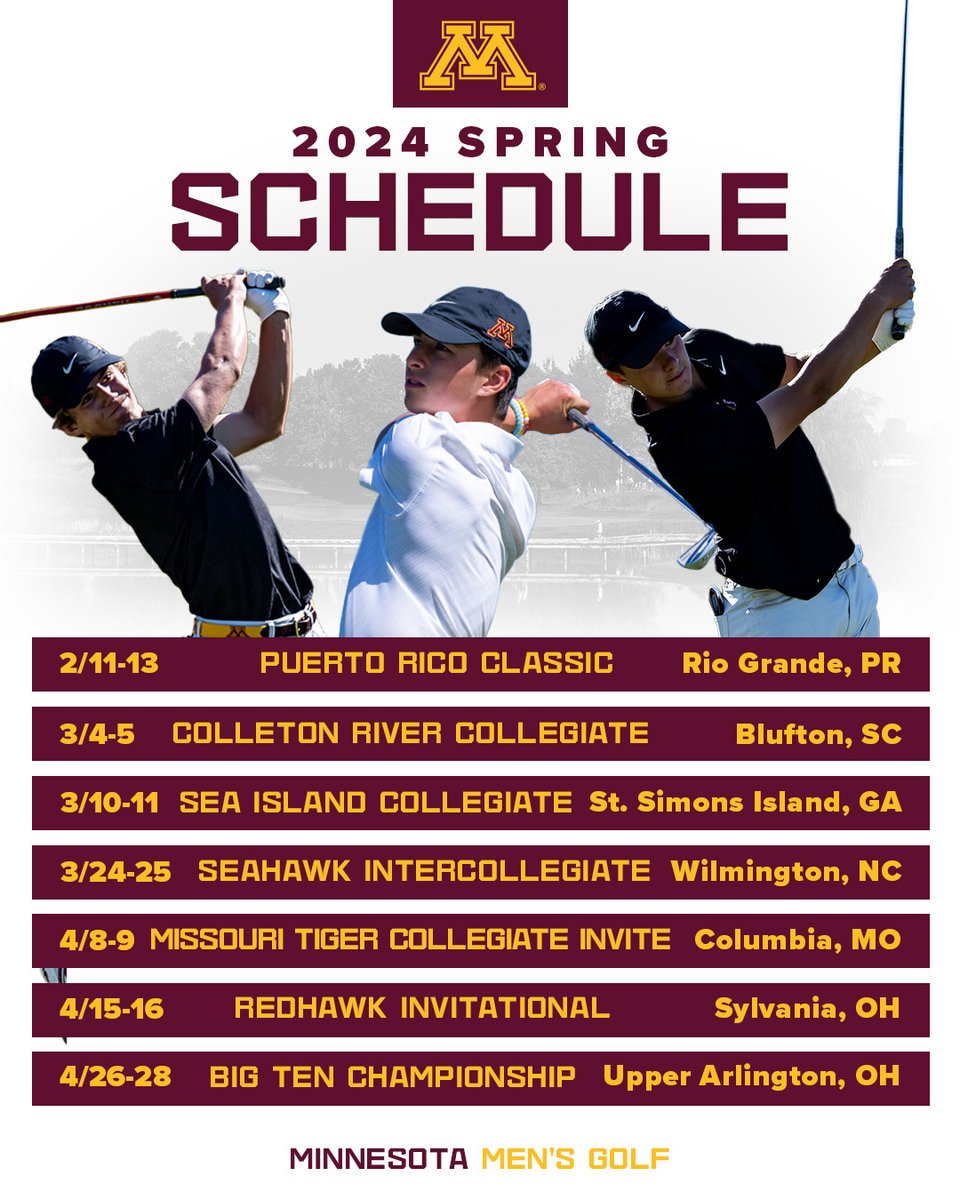 Minnesota Men's Golf tweet media