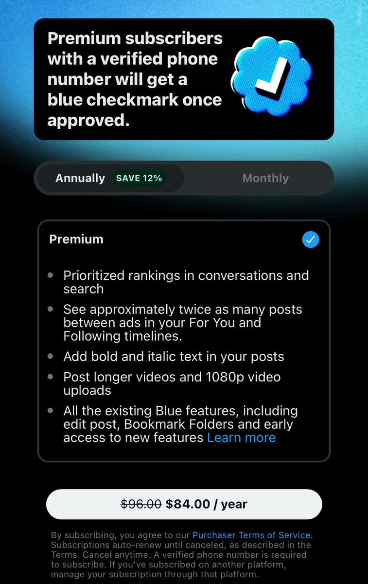 musicalcomet's tweet photo. What I mean by “product hostility”: this paywall doesn’t even TRY to sell Tweetdeck back to me.

Tweetdeck has nothing to do with blue checkmarks, or bold/italic text, or prioritized rankings. 

C’mon Twitter, what value are you adding for users like me? https://t.co/X392GyWWCo