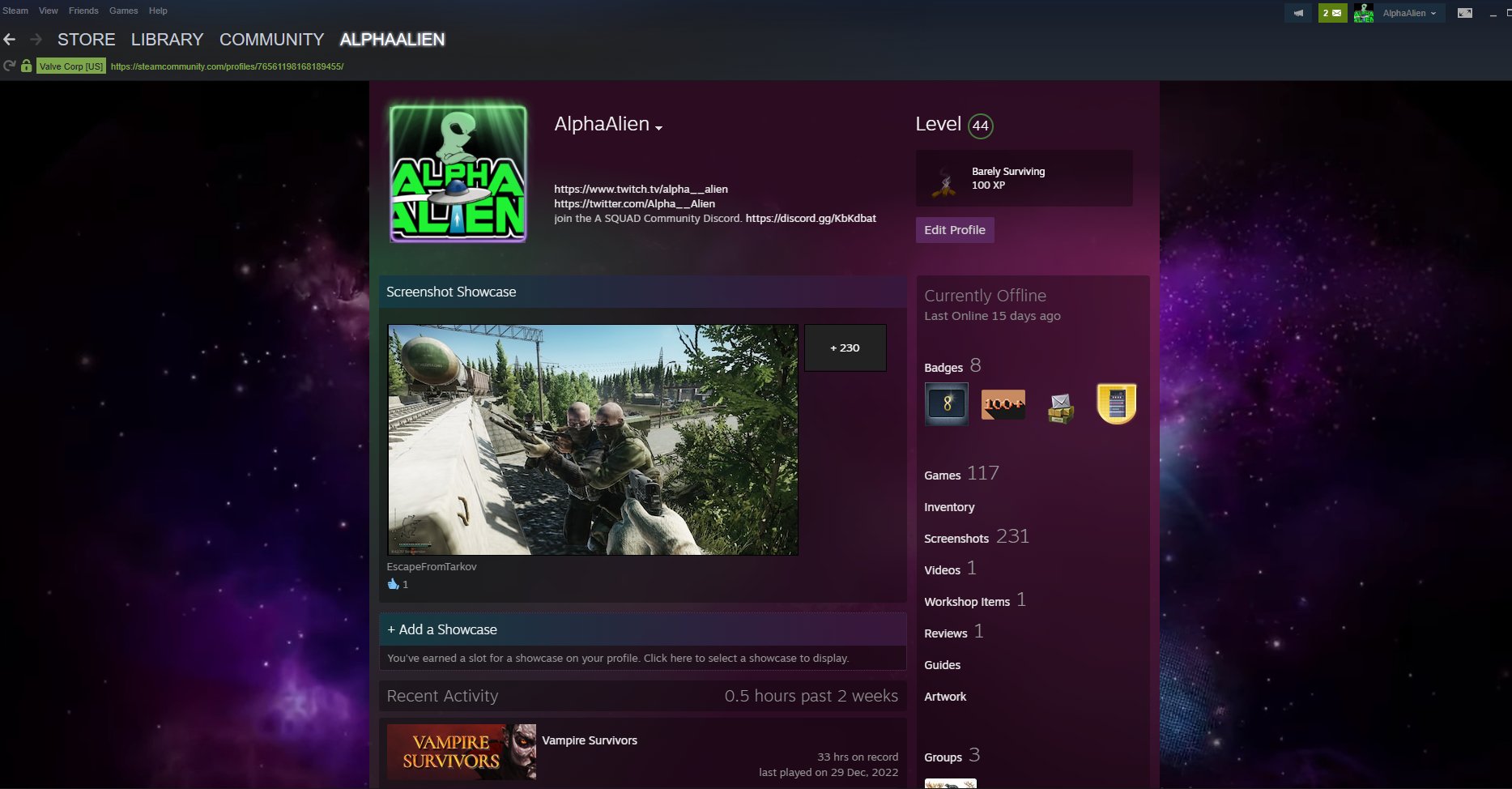 My steam profile artwork, add me if you feel like it ! trying to