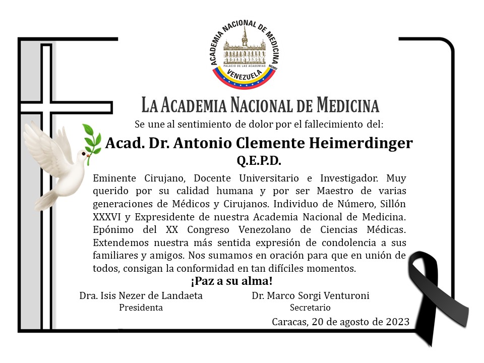 Academia Nacional de Medicina de Venezuela tweet media