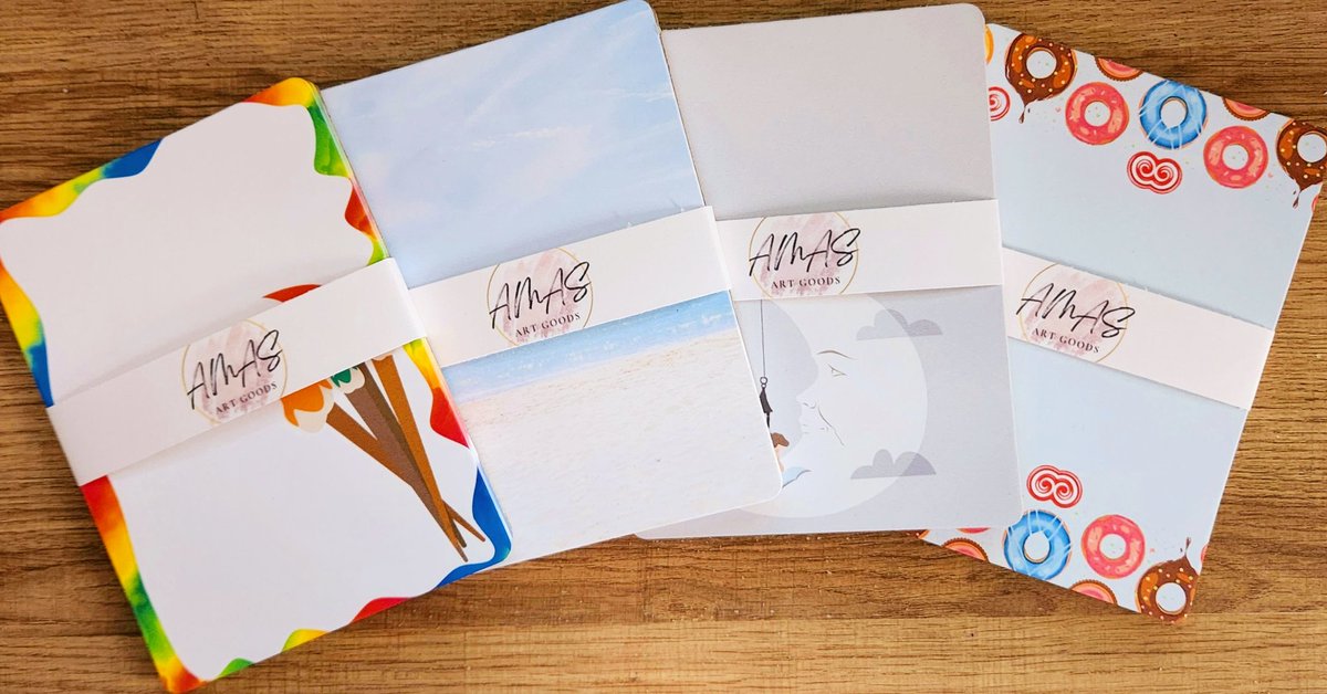art_amas's tweet photo. Handmade Notepads
Various Designs Available
Size: 4x6

https://t.co/Rbb9w4erji

#handmade #notepadstore #notepads #notepad #notepadshop #stationerysmallbusiness #stationerystore #stationeryshop #smallbiz #giftgiving #personalizedgifts #smallbusinesses #giftshop #giftideas https://t.co/Bj2T5ILtCI