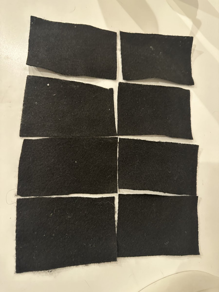 N__Castro's tweet photo. Little trick I learned from  parent volunteer few years back.  One felt piece $0.30 makes 8 dry-erase board erasers.  

Super easy and cost effective for that sensitive teacher budget 😉.  

#AVCato
#CastroFirstFun https://t.co/H6R67i8R22