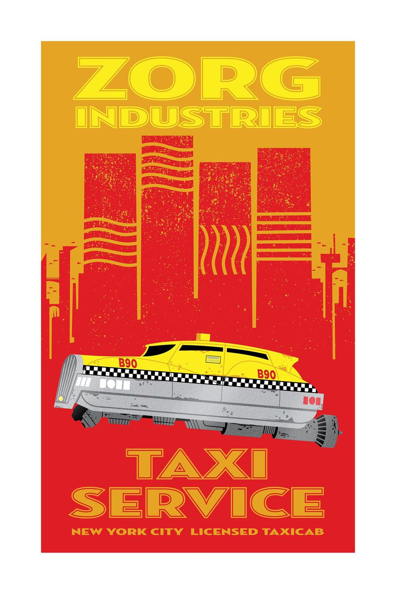 Galleries1988's tweet photo. A poster for Zorg Industries from Doug LaRocca! Fifth Elements fans will recognize this one. Click here to learn more about making it yours: https://t.co/wv6Q1ZuKYU https://t.co/9V0sGkTnda