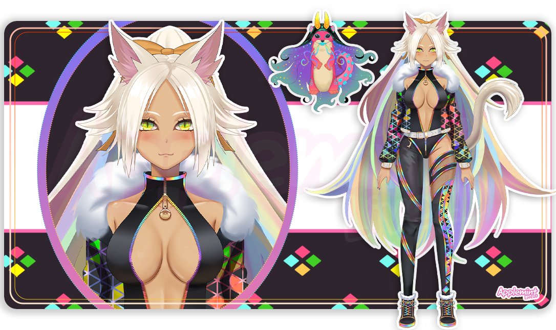 Applemint_Live's tweet photo. Some hot and pretty character with her mascot :3

For inquiries https://t.co/esR6hJ57SW

#Vtubers #live2d #live2dassets #live2dmodel #hololiveenglish #hololivememes #hololivememe #VtuberUprsing #artwork #illustration #DigitalArtist https://t.co/ABbOGyLgpY