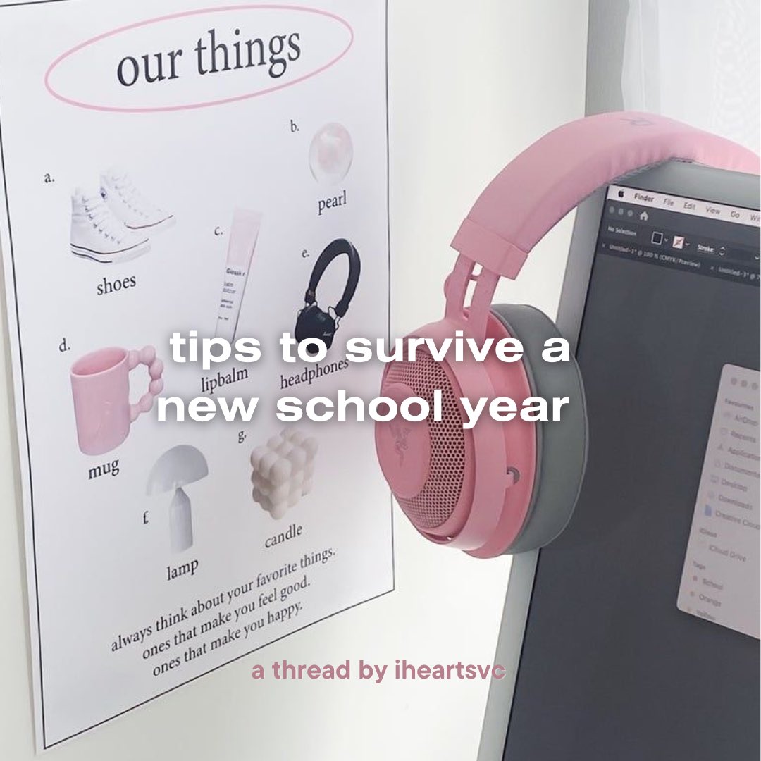 iheartsvc's tweet image. tips on how to survive a new school year

— 🧵 #studytwt #studytwtph;