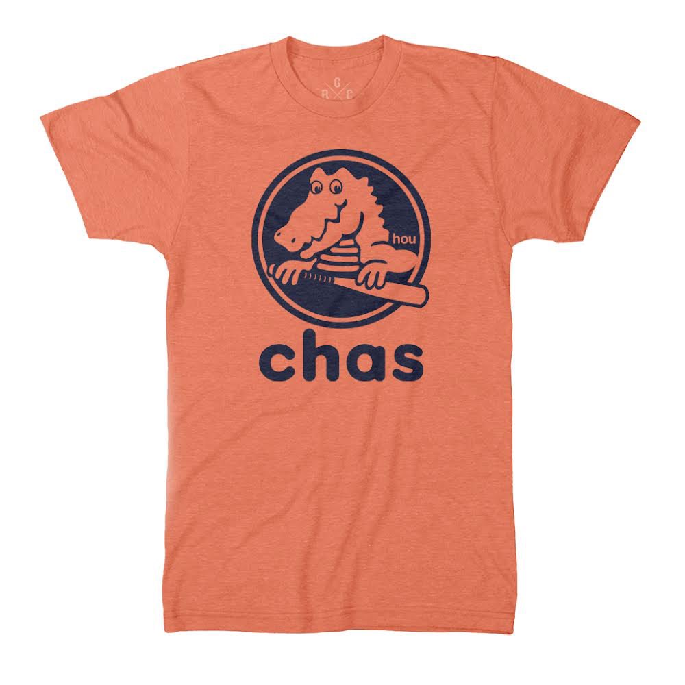 WeRunGame's tweet photo. Itโs a DOUBLE CHOMP MONDAY!
๐๐๐ฅ๐ฅ Get your Chas tees now so you have it for the Playoff Push
๐ค #Chas #ChasChomp #ChasMania #CrushCity #SpaceCityMonday #WeRunGame https://t.co/eCgOvo5DYe https://t.co/Lx44KqZm3a