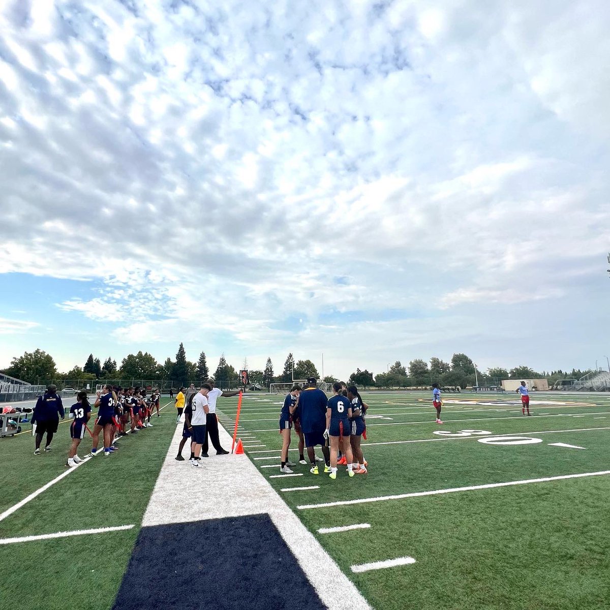 AthleticsNusd's tweet image. First @IHSTigerSports Flag 🏈game ever !! Coach ‘T’ &amp;amp; the Tigers made history tonight!! Got the 20-6 W over Mira Loma too 👏🏽👏🏽 #newsport #waytogotigers #thankyoucoaches #thankyoufansforcoming !! @CoachTTMP @2B_Chosen @cifsjs @SacBee_JoeD @SacMaxPreps