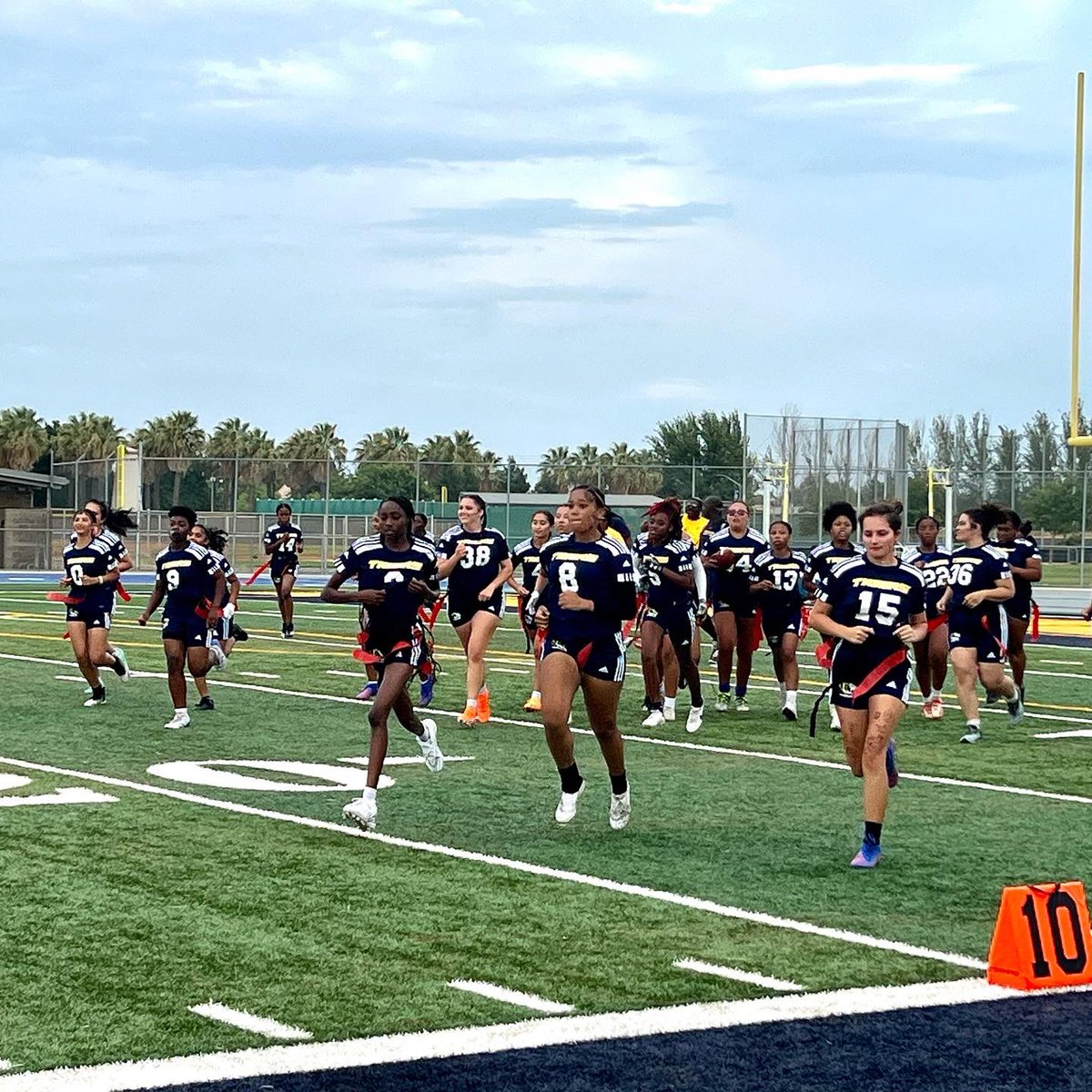 AthleticsNusd's tweet image. First @IHSTigerSports Flag 🏈game ever !! Coach ‘T’ &amp;amp; the Tigers made history tonight!! Got the 20-6 W over Mira Loma too 👏🏽👏🏽 #newsport #waytogotigers #thankyoucoaches #thankyoufansforcoming !! @CoachTTMP @2B_Chosen @cifsjs @SacBee_JoeD @SacMaxPreps