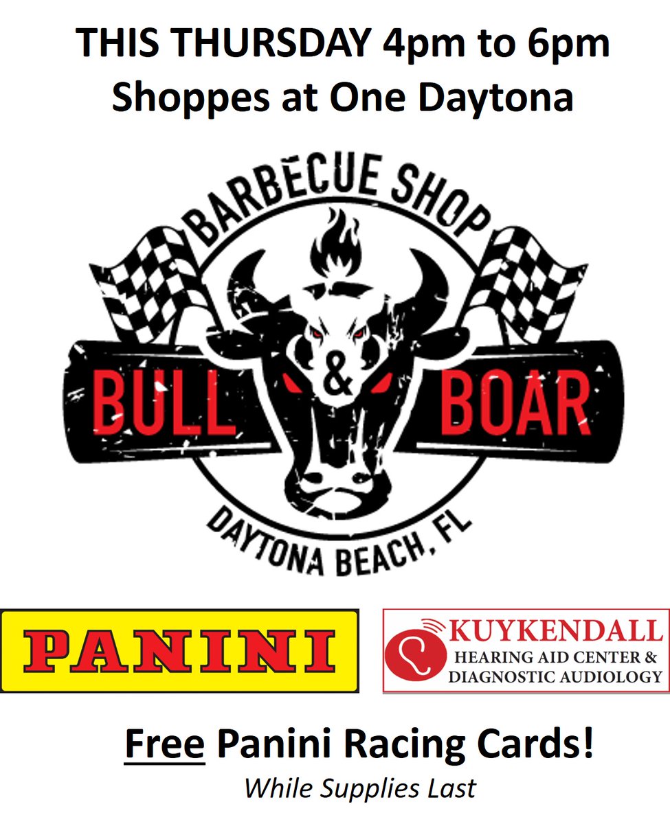 Gray Gaulding (@graygaulding) on Twitter photo Super pumped to be back in Daytona running the #WaWa250 this Friday night! Stop by Thursday 4-6pm <a href="/bullboarbbq/">BullandBoarBBQ</a> to get your free <a href="/PaniniAmerica/">Panini America</a> trading cards! Mention Gray and get 10% off your entire purchase (excludes grills, smokers and pizza ovens)!
#NeverGiveUp Super pumped to be back in Daytona running the #WaWa250 this Friday night! Stop by Thursday 4-6pm <a href="/bullboarbbq/">BullandBoarBBQ</a> to get your free <a href="/PaniniAmerica/">Panini America</a> trading cards! Mention Gray and get 10% off your entire purchase (excludes grills, smokers and pizza ovens)!
#NeverGiveUp