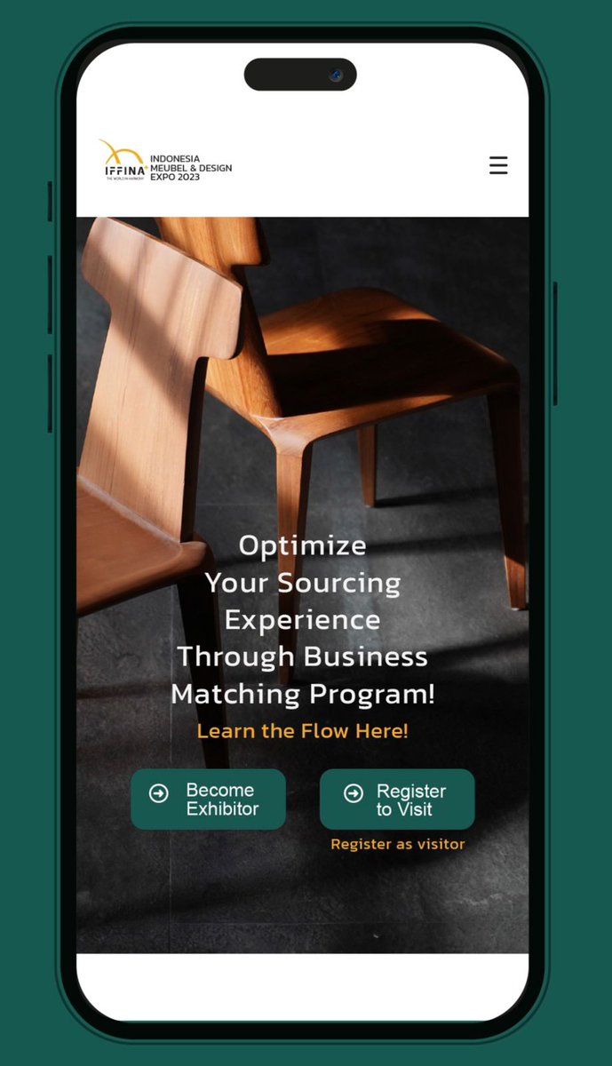 IFFINA_id's tweet photo. #IFFINA2023 presents: Business Matching Program. Arrange your meeting schedule with the exhibitor of your choice in advance and don't miss out on connecting with potential partners during the exhibition.

Get the ticket here:
https://t.co/Xcy8loMD2E https://t.co/Rhk5PMeZSI