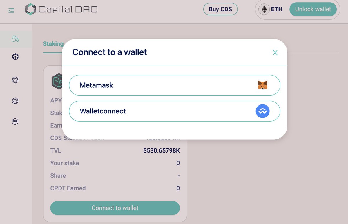 Capital_DAO_P's tweet photo. 🔥Update Announcement🔥
We would like to announce that #WalletConnect v2.0 is supported on our platform now. 👍
@WalletConnect 
#capitaldao #CDS #DAOworker #Launchpad https://t.co/70V4JkBIzF