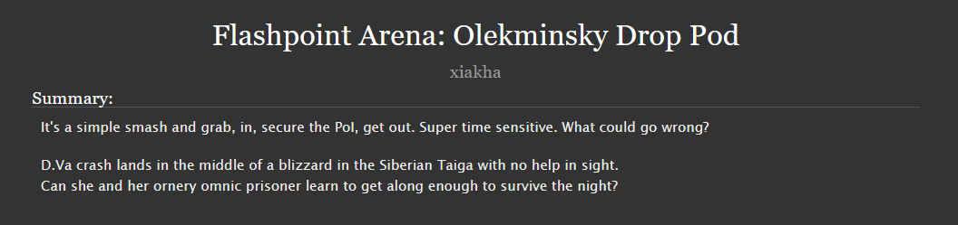 xiakha's tweet photo. I was stricken with the most virulent brainworms from @velsmells and they compelled me to interrupt the fic I was writing so I could write... Overwatch fic?

Huh

https://t.co/ywiI7Rl5CS https://t.co/rDdTNAWwDE