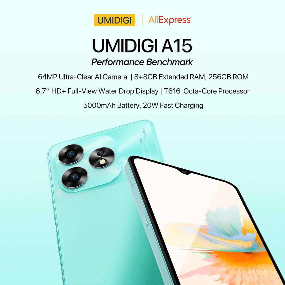 umidigi's tweet photo. Your smartphone dreams come true with #UmidigiA15! Explore 8+8GB RAM, 256GB ROM, and a cutting-edge 64MP Ultra-Clear AI Camera. Click to shop and elevate your tech game! 💥📱🌈#AliExpress828
Limited Offer👉US $139.99
Buy Now🛒https://t.co/VLODgqOFSD https://t.co/rGEwSqkkMQ