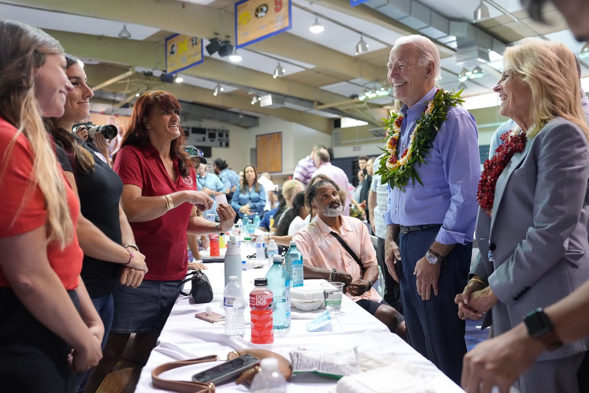 The educators I met on Maui are coming together with strength and resilience to support their community.

From collecting food to taking in those who lost their homes, these leaders are showing up for their students and neighbors — and we will continue to show up for them.