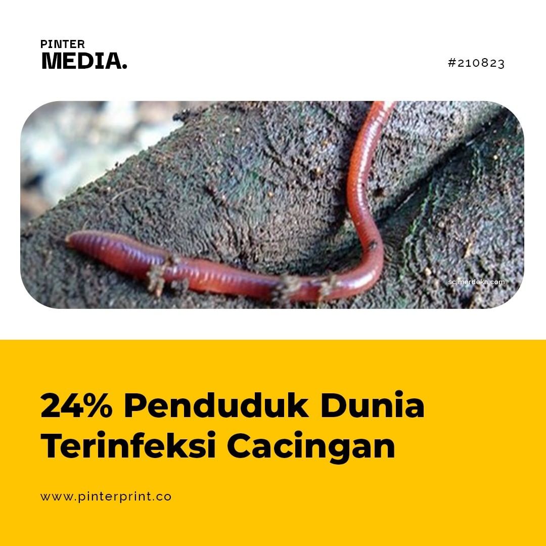 pinter_print's tweet photo. Cacingan masih menjadi masalah kesehatan di dunia.

#kemenkes #pintermedia #beritahariini #pinterprintco #tangerang #cipondoh

https://t.co/Q49p2jssgC https://t.co/ZreIN3MkUa
