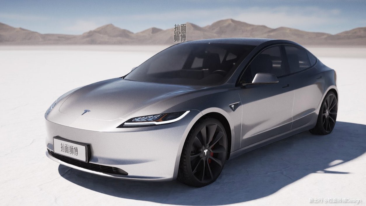 Teslaconomics on X: If the new Tesla Model 3 Highlander looks like this  and is 10-15% cheaper than all variants of the current Model 3, are you  buying or no? 👍👎  /