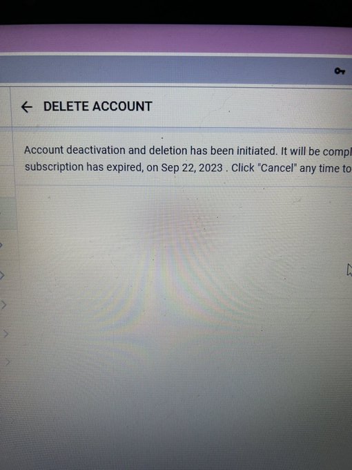 My OnlyFans deletion process has been initiated.  ✌🏼 https://t.co/ffhFffk20U