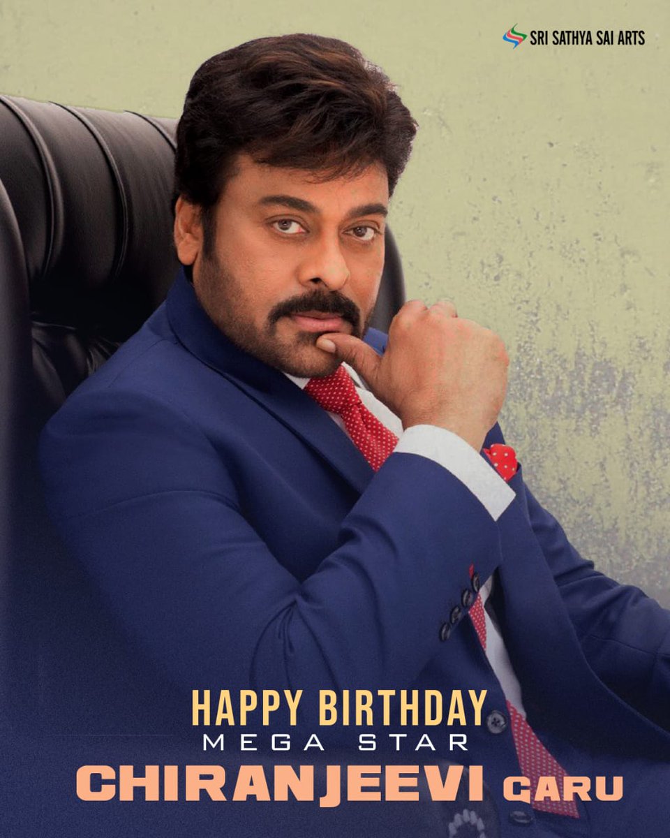 Birthday Wishes to the everlasting emperor of Telugu Cinema , One and Only MEGA STAR @KChiruTweets garu 🎉✨ #HBDMegastarChiranjeevi