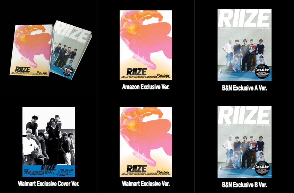 Get A Guitar - The 1st Single Album】 Rise & Realize Ver. and