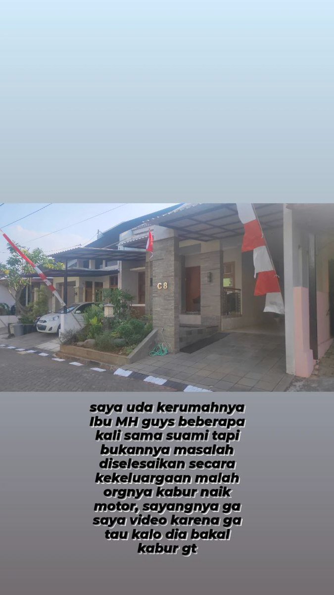 YuriChio92's tweet photo. @SmgMenfess2 Rumah Ibu MH ini uda kita datang berkali2 malah IBU MH nya kabur naik motor https://t.co/Foj4rcygRn