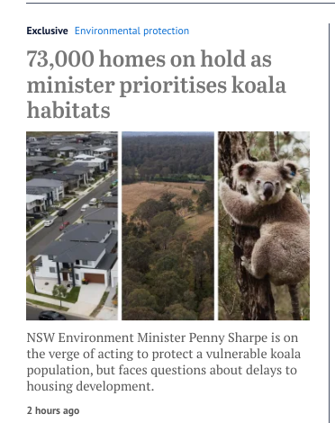 This headline is completely untrue <a href="/smh/">The Sydney Morning Herald</a> - even the unnamed developer advocate says 'some of the 73,000'
<a href="/bencubby/">Ben Cubby</a>
