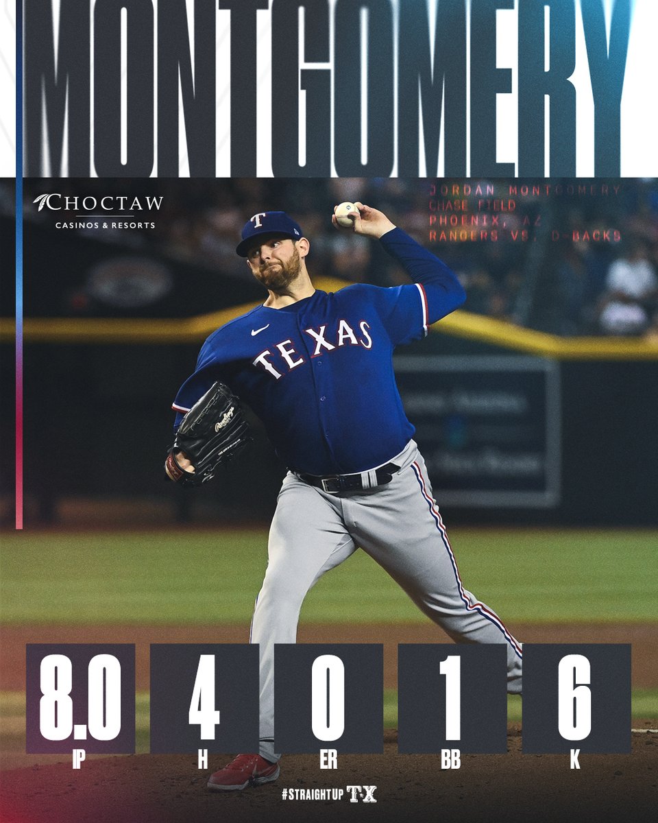 Rangers's tweet photo. Monty masterclass. #StraightUpTX https://t.co/Zak5zX8mLS