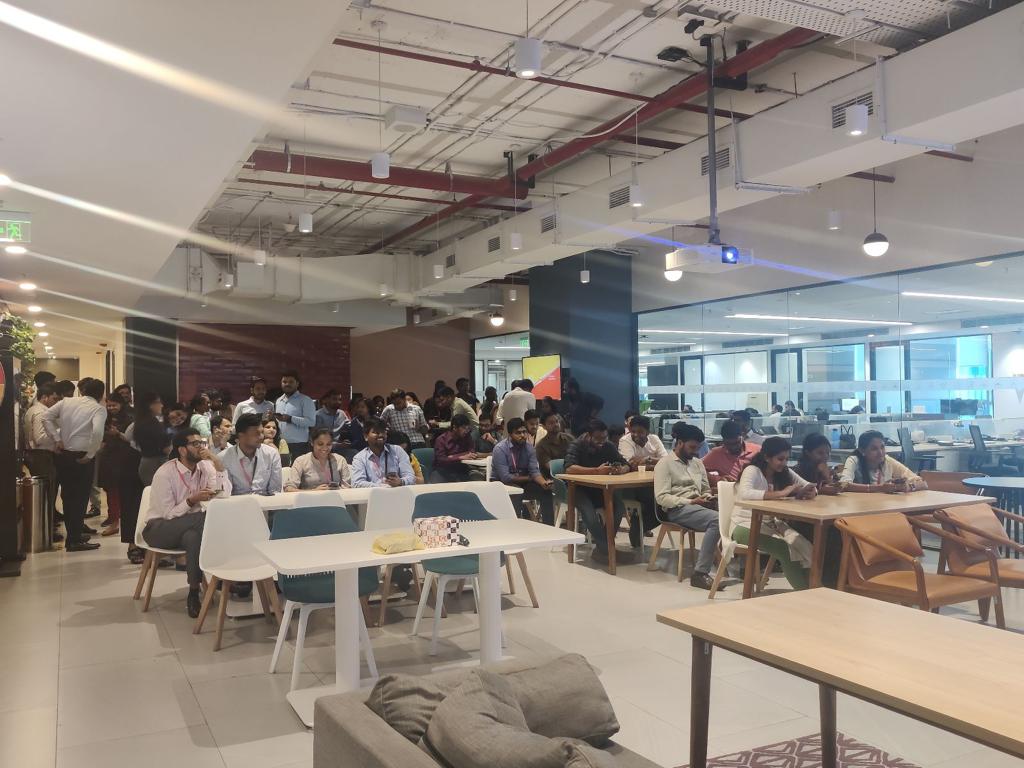 PwC_IN's tweet photo. The first day of the #PwCProudWeek kicked off with enthusiastic participation from PwCites as they engaged in a quiz. We also launched an internal social media platform, encouraging PwCites to engage, connect, &amp; share with their colleagues and leaders at work. #ExperienceInfinite https://t.co/9NqdCn07xA